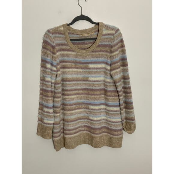 Soft Surroundings Wrenley‎ Stripe Sweater size medium - Picture 3 of 8